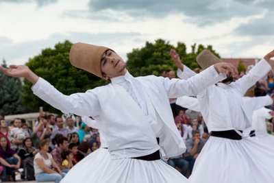 Whirling Dervishes, Konya, Turkey by Unbekannt Unbekannt